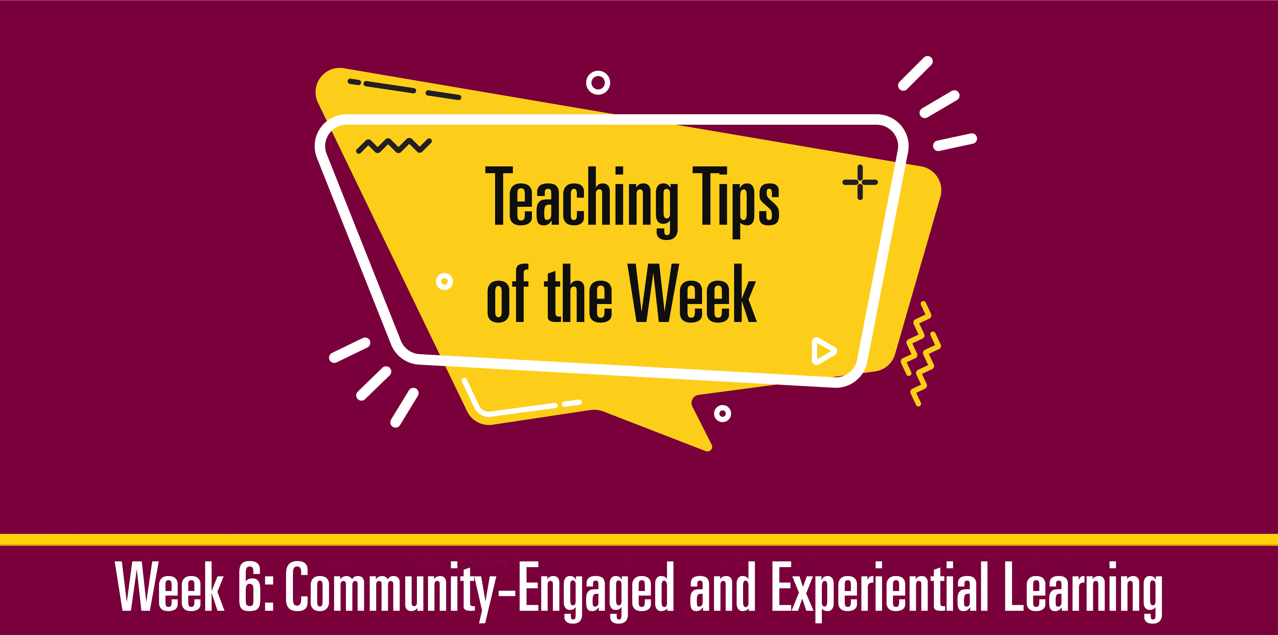 Teaching Tip of the Week Graphic