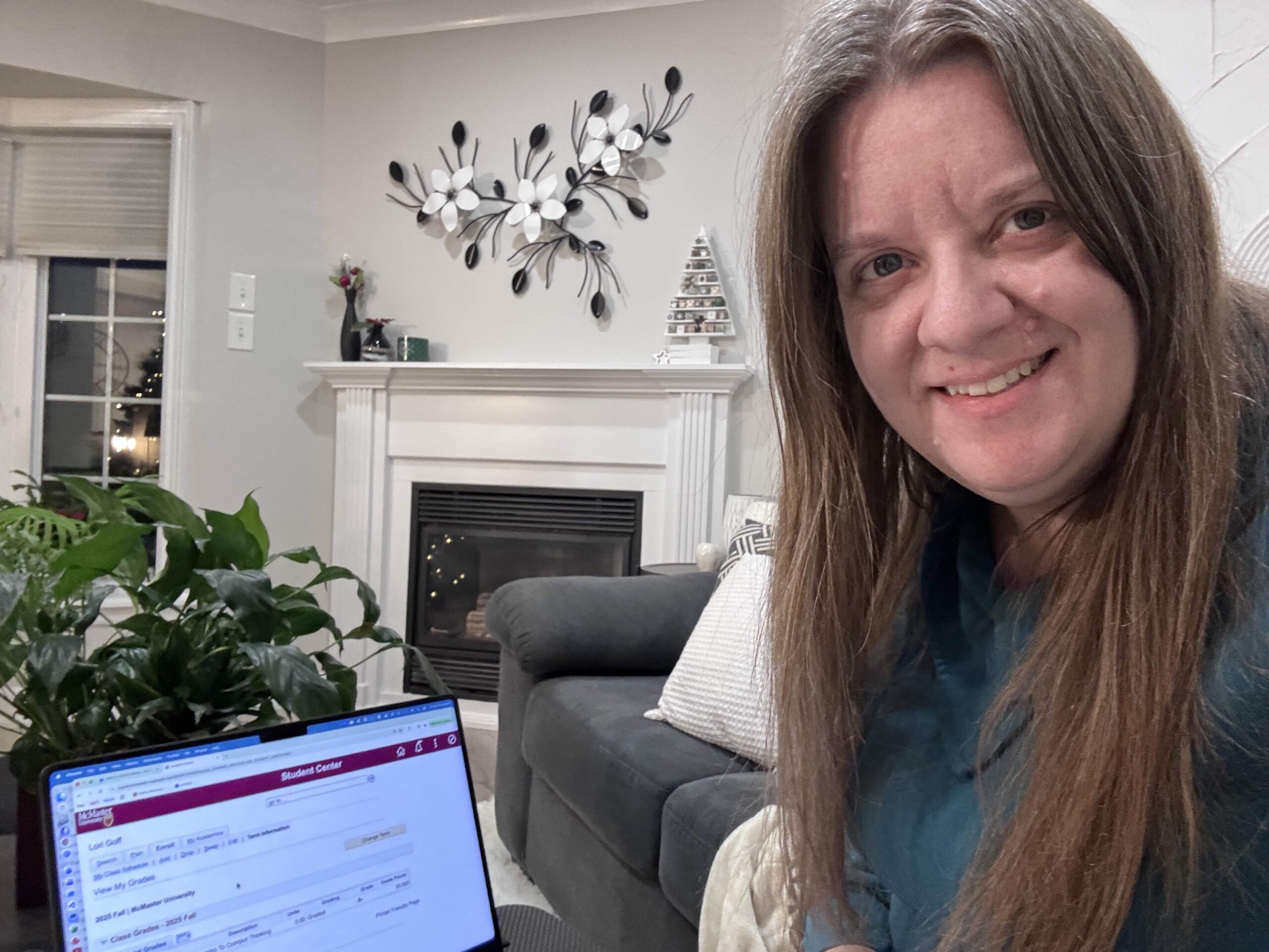 Lori Goff, director of the MacPherson Institute, finishes her first year undergraduate course.