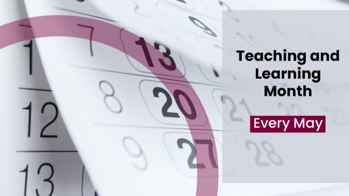 Teaching and Learning Month promotional banner image